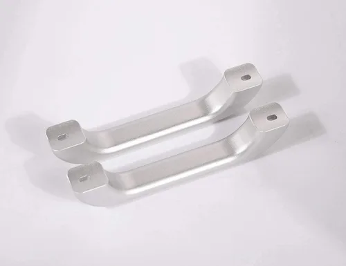 Miniatura 7 de Manija de agarre de puerta interior Aleación de aluminio para Land Rover Defender 90 110 Interior A-Pillar Handle Car Accesorios (Plata)