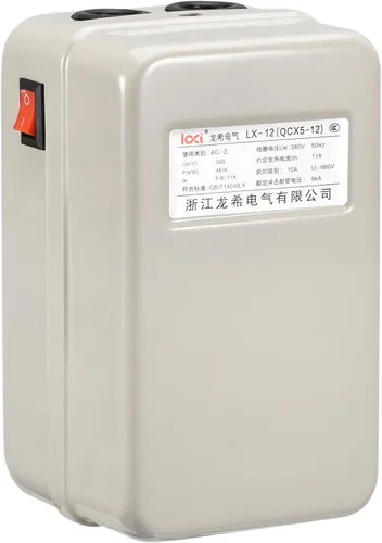 MECCANIXITY Arrancador de motor eléctrico magnético, 380V 4KW 5HP, 3 fases Motor de interruptor magnético arrancador eléctrico para compresor de aire
