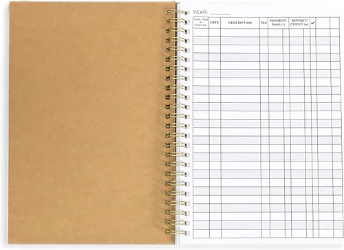 Miniatura 4 de 1 Paquete de Libros de Contabilidad para Seguimiento del Presupuesto del Hogar, Contabilidad de Negocios - Cuaderno de Seguimiento de Gastos