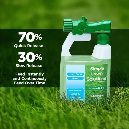 Miniatura 4 de Maximum Green & Growth Fertilizante de alto nitrógeno 28-0-0 para césped líquido en aerosol para primavera y verano, cualquier tipo de hierba