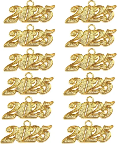 GradPlaza Abalorio de año de graduación 2025 2024 2023 para borlas de graduación
