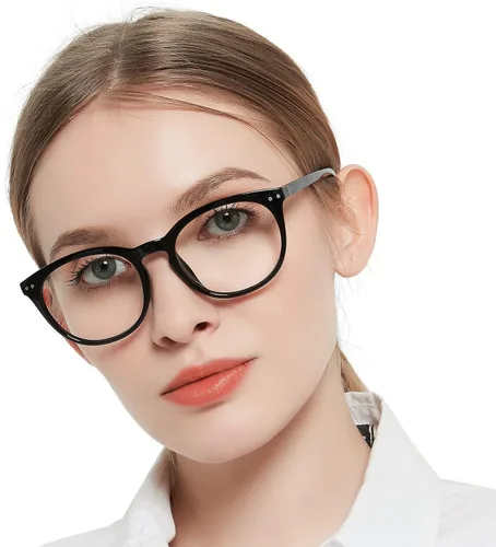 Miniatura 22 de MARE AZZURO Gafas de Lectura Redondas de Gran Tamaño para Mujer, Diseño de Lector 1.00 1.25 1.50 1.75 2.00 2.25 2.50 2.75 3.00 3.50 (Azul, 2.25)