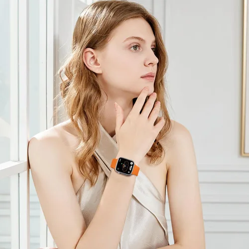 Miniatura 2 de Brigtlaiff - Paquete de 8 bandas compatibles con Apple Watch de 38, 40, 41, 42, 44, 45, 46 y 49 mm, unisex, correa deportiva de silicona suave