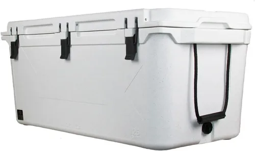Miniatura 12 de BISON COOLERS Enfriador Rotomoldeado de Durabilidad Extrema Diseñada con Carcasa Rígida, Tapa y Revestimiento Hielera de Larga Duración con Blanco