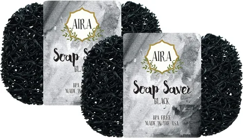 Miniatura 24 de Aira Jabonera - Plato para Jabón y Accesorio de Soporte de Jabón - Portajabones sin BPA para Ducha y Baño - Fabricado en EE. UU. - Drena el Agua
