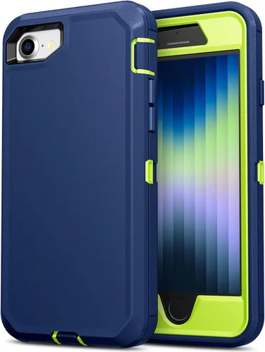 Miniatura 18 de Jelanry para iPhone 5/ 5S/ SE 1ª Generación (2016) Funda de uso rudo resistente a prueba de golpes de doble capa, carcasa protectora deportiva