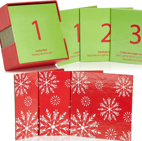 Miniatura 8 de Posavasos temáticos navideños de trivia de Name That Song - Posavasos navideños con temática de Navidad - Juego de 20