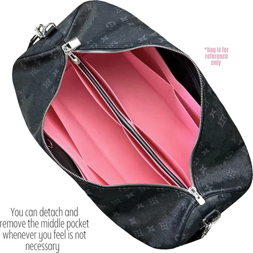 Miniatura 6 de Keepall - Organizador de bolsas para Lv Keepall 50 Insert Keepall 45, organizador de base organizador, hecho a mano, 0.118 pulgadas, fieltro de alta