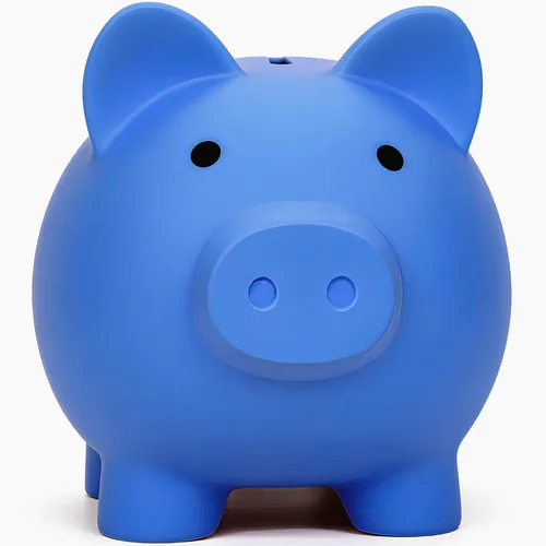Miniatura 11 de Alcancía para Sbrvaniy Piggy Coin Banks para niños y niñas, mi primer banco de dinero de plástico irrompible tamaño S/M/L decoración ahorro Navidad
