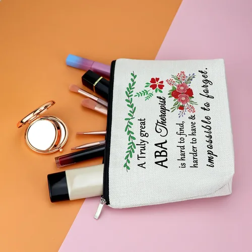 Miniatura 5 de ABA Therapeut, regalo de agradecimiento para terapeuta, bolsa de maquillaje, terapeuta de comportamiento, regalo de agradecimiento para mujeres