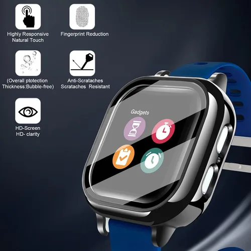 Miniatura 6 de Paquete de 3 fundas compatibles con Gizmo Watch 2 protector de pantalla para niños Funda protectora sensible al tacto Protección duradera