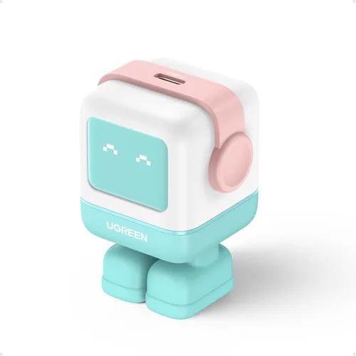 Miniatura 11 de UGREEN Uno - Bloque de cargador USB C de 30 W, cargador rápido compacto robot GaN para iPhone 17, regalos para mujeres y hombres, compatible