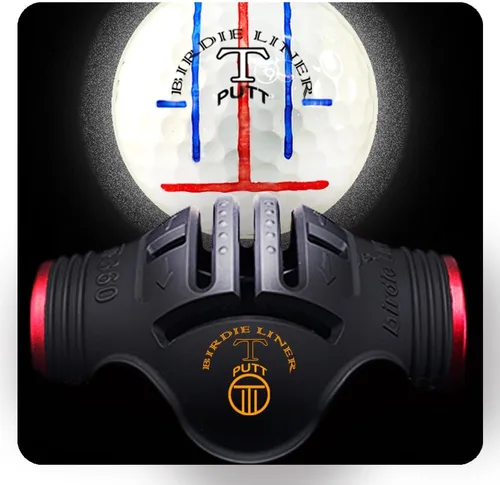Miniatura 9 de BIRDIE79 360-Degree Golf Ball Marker Alignment Tool Kit with 3-Color Pens and Gift Box.