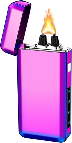 YOZWOO Encendedor Eléctrico Tipo-C Recargables Encendedores de Plasma Encendedores de Arco de Llama de Alta Potencia Encendedores Electrónicos a