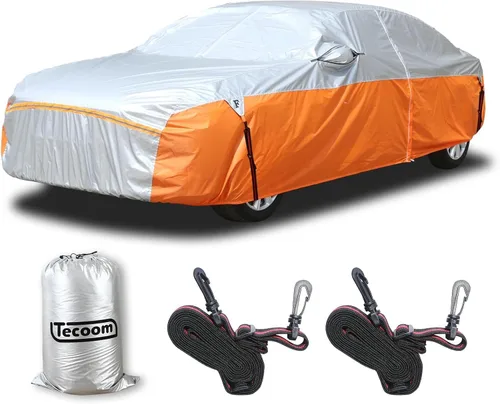 Miniatura 52 de Cubierta gruesa Tecoom súper transpirable e impermeable a prueba de viento nieve sol lluvia, rayos UV, protección al aire libre todo tipo de clima