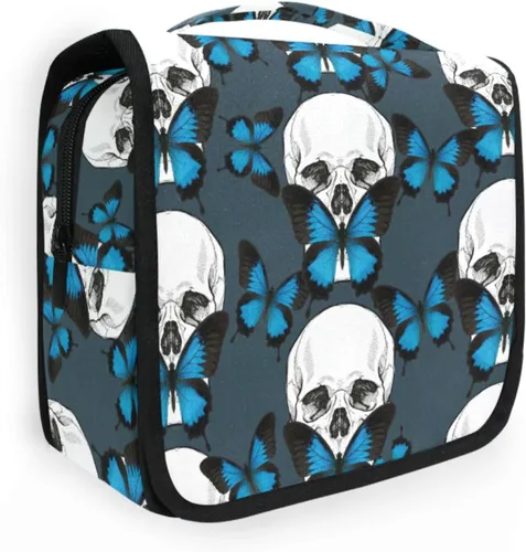 Miniatura 26 de MNSRUU Hanging Toiletry Bag Goth Bats Moons and Stars Travel Makeup bag for Toiletries Portable Travel Toiletry Organizer Cosmetic Bags with Hanging