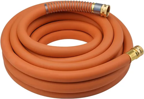 Miniatura 32 de Wiseflow Leader Hose Manguera de agua resistente de 3 x 5/8 pulgadas con accesorios de latón macho a hembra, extensor de manguera corta para carrete
