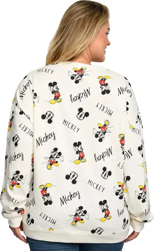Miniatura 2 de Disney Sudadera de forro polar ligera de Mickey Mouse para mujer, talla grande