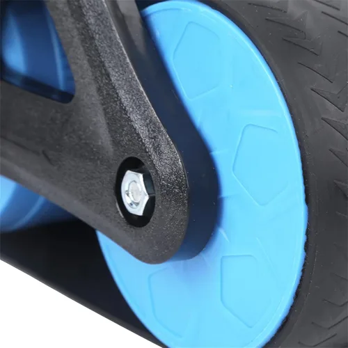 Miniatura 6 de Springback Wheels - Rodillo para ejercitador abdominal azul silencioso, equipo de fitness para gimnasio en casa, entrenamiento de fuerza de núcleo