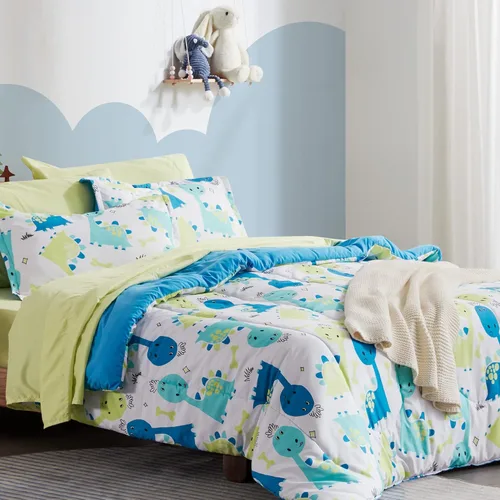 Miniatura 6 de Juego de ropa de cama SLEEP ZONE para niños, tamaño Full/Queen - Funda de edredón con lindos estampados para niños, niñas, adolescentes, super Lindo