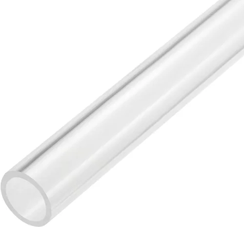 Miniatura 11 de MECCANIXITY Tubo acrílico transparente rígido redondo tubo 44mm (1.7") ID 50mm (2") OD 14" para lámparas y linternas, sistema de refrigeración por