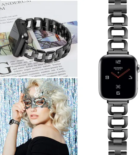 Miniatura 5 de Compatible con Apple Watch Band de 38 mm, 40 mm, 41 mm, 42 mm, 44 mm, 45 mm, 46 mm, 49 mm, correa para mujer para iwatch Series 11 10 9 8 7 6 5 4 3