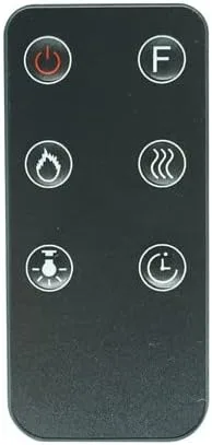 Mando a distancia para Heartland IF-1350TCL IF-1340 IF-1350 IF-1360 IF-1370 IF-1380 Calentador de chimenea eléctrico inteligente de metal para