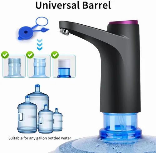 Miniatura 3 de Bomba de Agua para Jarra de 5 Galones, Dispensador de Agua de 5 Galones, Dispensador de Agua con Carga USB-C, Bomba de Agua Eléctrica para Botella