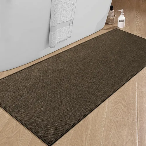 Miniatura 48 de chakme Alfombras de Baño 24x17, Alfombra de Baño Ultra Delgada Antideslizante Pequeña de Secado Rápido Absorbente para Piso de Baño