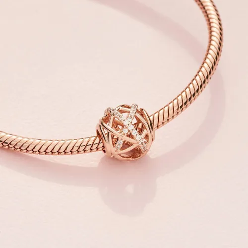 Miniatura 4 de PANDORA Joyería Líneas Brillantes y Pulidas Colgante Circonita Cúbica en, Metal, Circonita Cúbica