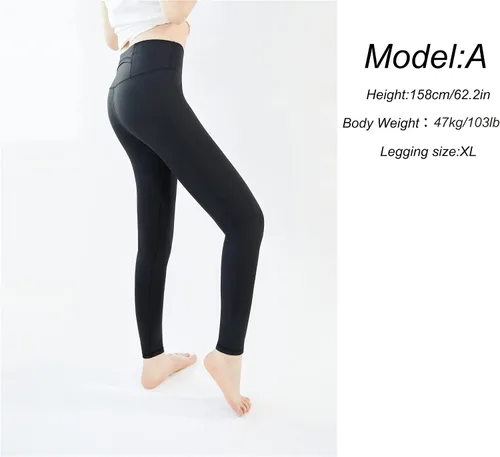 Miniatura 4 de Felix & Flora Leggings de yoga para niñas, cintura alta, pantalones activos para entrenamiento, baile, correr
