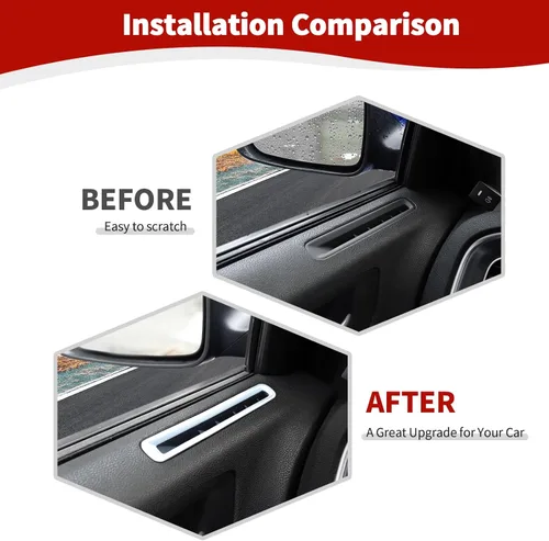 Miniatura 2 de RT-TCZ para rejillas de ventilación de aire acondicionado de puerta del cargador, cubierta decorativa para Dodge Charger 2011-2023, accesorios