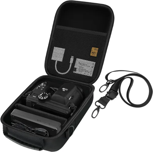 Miniatura 6 de Funda para cámara digital Kodak PIXPRO AZ528/AZ255/AZ405/AZ425/AZ401, bolsa protectora para cámara de viaje con correas ajustables para el hombro
