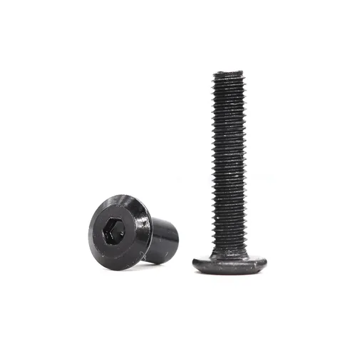 Miniatura 15 de cSeao 114 tornillos de conexión de cabeza plana M6 negro Allen, tornillos de conexión, tornillos de casquillo de casquillo, kit de tuercas