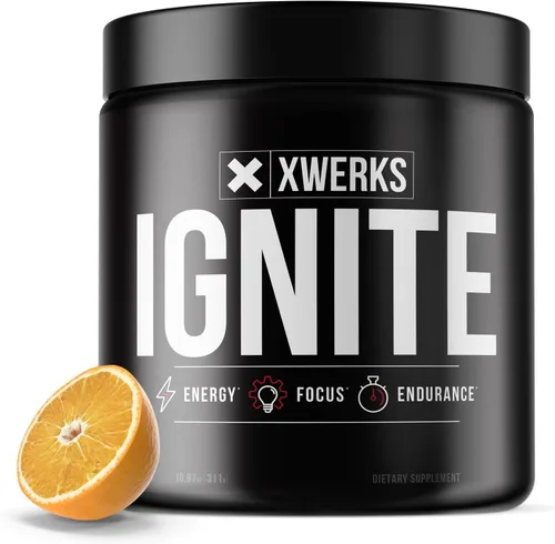 Miniatura 8 de Xwerks Ignite - Polvo de preentrenamiento para hombres y mujeres, polvo natural de bebida energética preentrenamiento, fórmula keto sin gluten