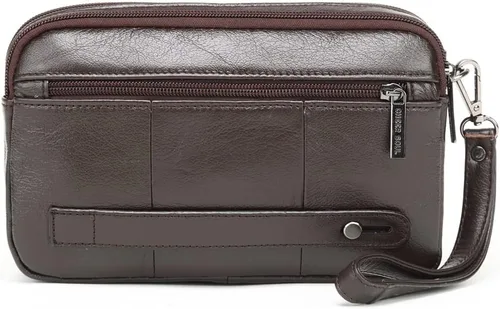Miniatura 3 de KPYWZER Bolso de mano de cuero para hombre