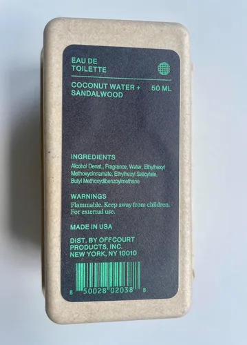 Miniatura 7 de OffCourt Fragancia unisex – Agua de coco y aroma de sándalo – Colonia para hombres y perfume para mujeres, ingredientes limpios, vegano, libre