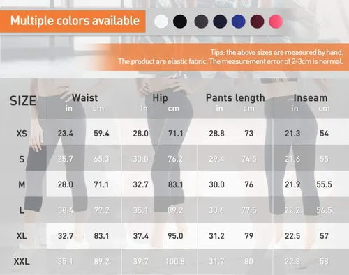 Miniatura 4 de COOLOMG Pantalones de yoga para mujer, mallas capri para correr, leggings de tiro bajo, entrenamiento, gimnasio con bolsillos ocultos
