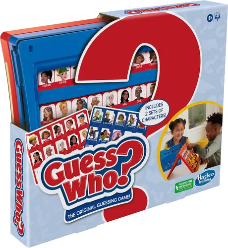 Miniatura 13 de Hasbro Gaming Adivina quién? Marco original, fácil de cargar, hoja de personajes de doble cara, juegos de mesa para 2 jugadores para niños