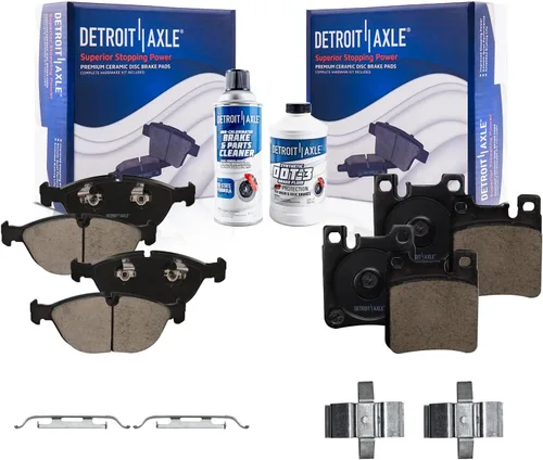 Miniatura 94 de Detroit Axle - Pastillas de Freno Delantero para Nissan Altima Maxima Sentra 350Z Cube Juke Versa INFINITI G20 G35 I30 I35 Suzuki SX4, Pastillas