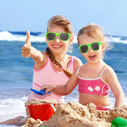 Miniatura 6 de FEPITO Paquete de 24 lentes de sol de fiesta a granel para regalos de fiesta de cumpleaños, rellenos de bolsas de golosinas para playa, piscina