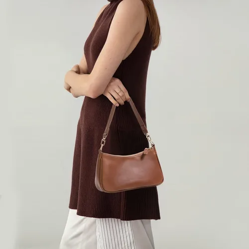 Miniatura 40 de VODIU Bolsos de mano con 2 correas extraíbles y cierre de cremallera, bolsos cruzados, bolso de hombro para mujer