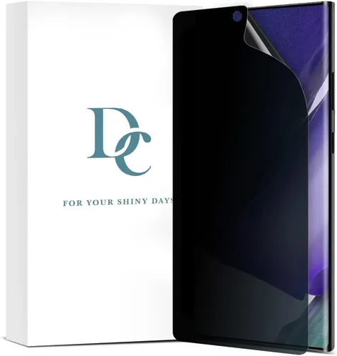 Miniatura 14 de Paquete de 2 protectores de pantalla de privacidad para Galaxy S22 Ultra, protector de pantalla híbrido EPU PET antiespía, compatible con huellas