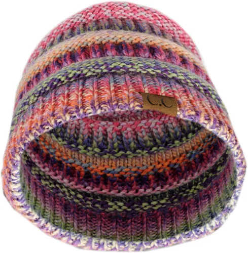 Miniatura 183 de C.C Trendy Warm Chunky Soft Stretch Cable Knit Beanie