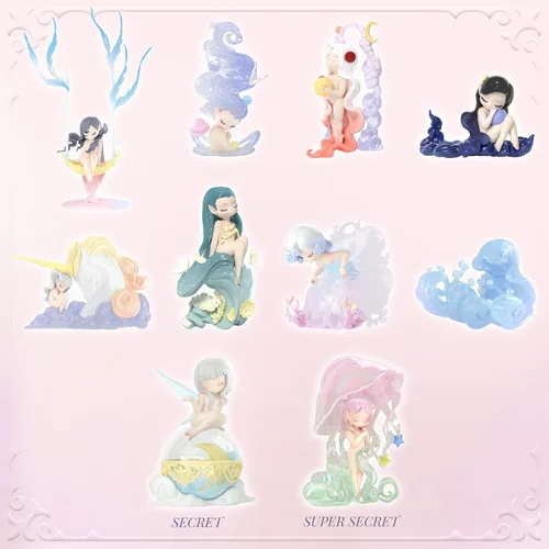 Miniatura 4 de 52TOYS Caja de sorpresas Candybox Sleep Dreamland Elfos 1 unidad, juguete coleccionable Kawaii, decoración creativa para habitación y escritorio