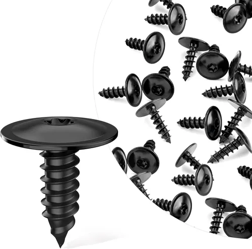 Miniatura 15 de GOOACC 100 Piezas Clip de Revestimiento de Guardabarros Tipo Empuje Retenedor de Nailon Sujetador de Repuesto para Dodge 1996-2015 Jeep Grand 100