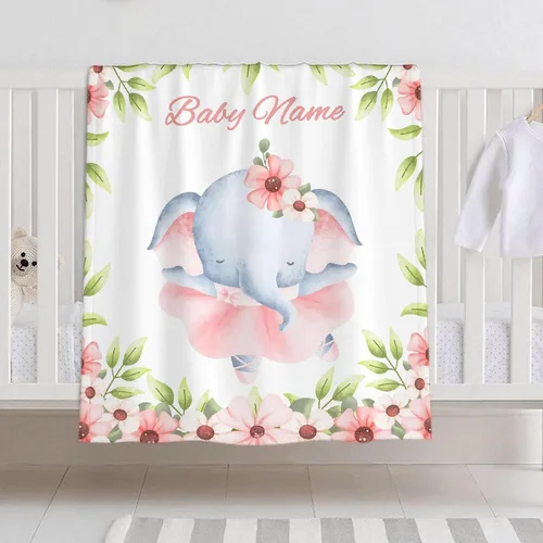 Miniatura 28 de Manta de bebé personalizada para niñas y niños, manta de bebé personalizada con nombre para niños pequeños, niños, ducha, recién nacidos, guardería