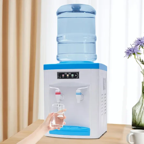 Miniatura 3 de Enfriador de agua de carga superior con agua fría caliente y temperatura ambiente, dispensador de agua para oficina en casa, dormitorio, dispensador