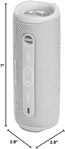 Miniatura 10 de JBL Flip 6- Altavoz Bluetooth portátil, sonido potente, graves profundos, resistente al agua IPX7, 12 hs de reproducción, PartyBoost p/emparejar