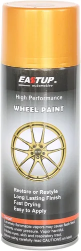 Miniatura 20 de EASTUP Pintura Metálica Premium Oro Champán para Llantas - Acabado Brillante, Alta Durabilidad, Resistente al Desvanecimiento, Pintura en Aerosol